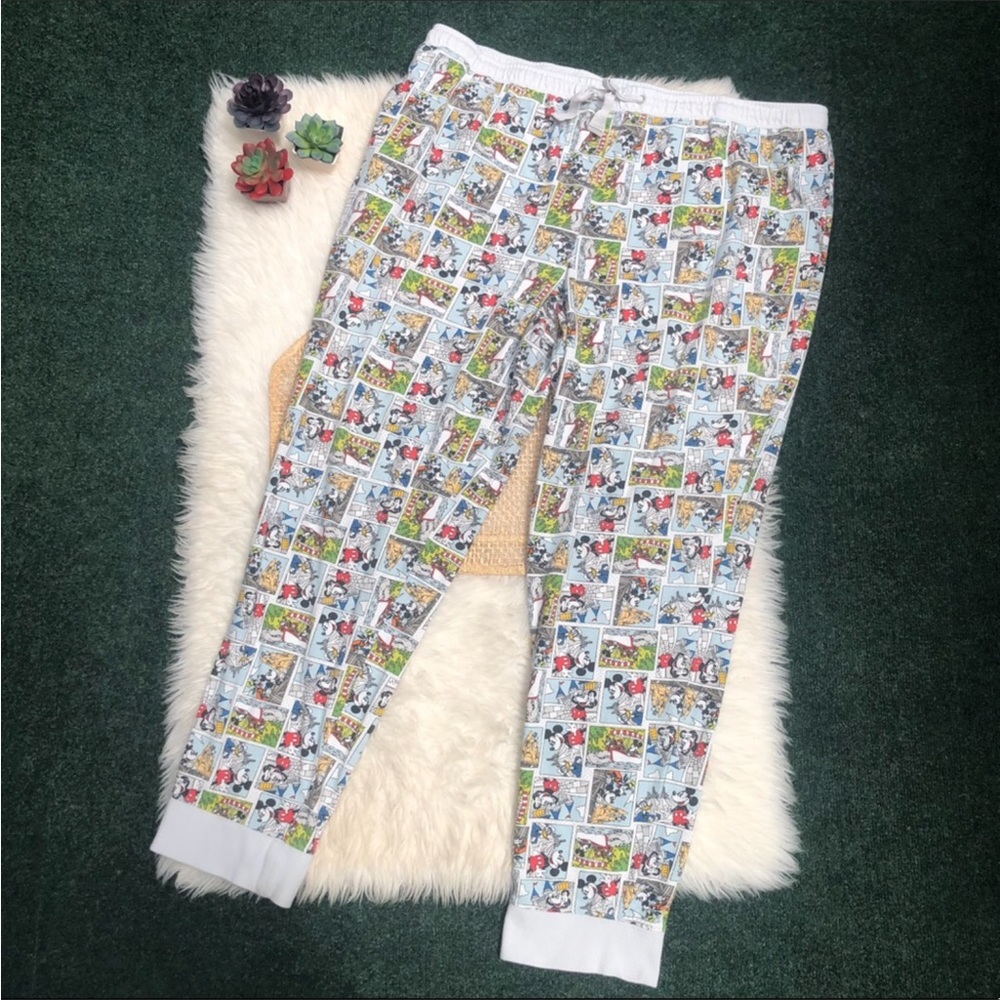 Disney Parks Mickey Mouse Comic Strip Jogger Pant